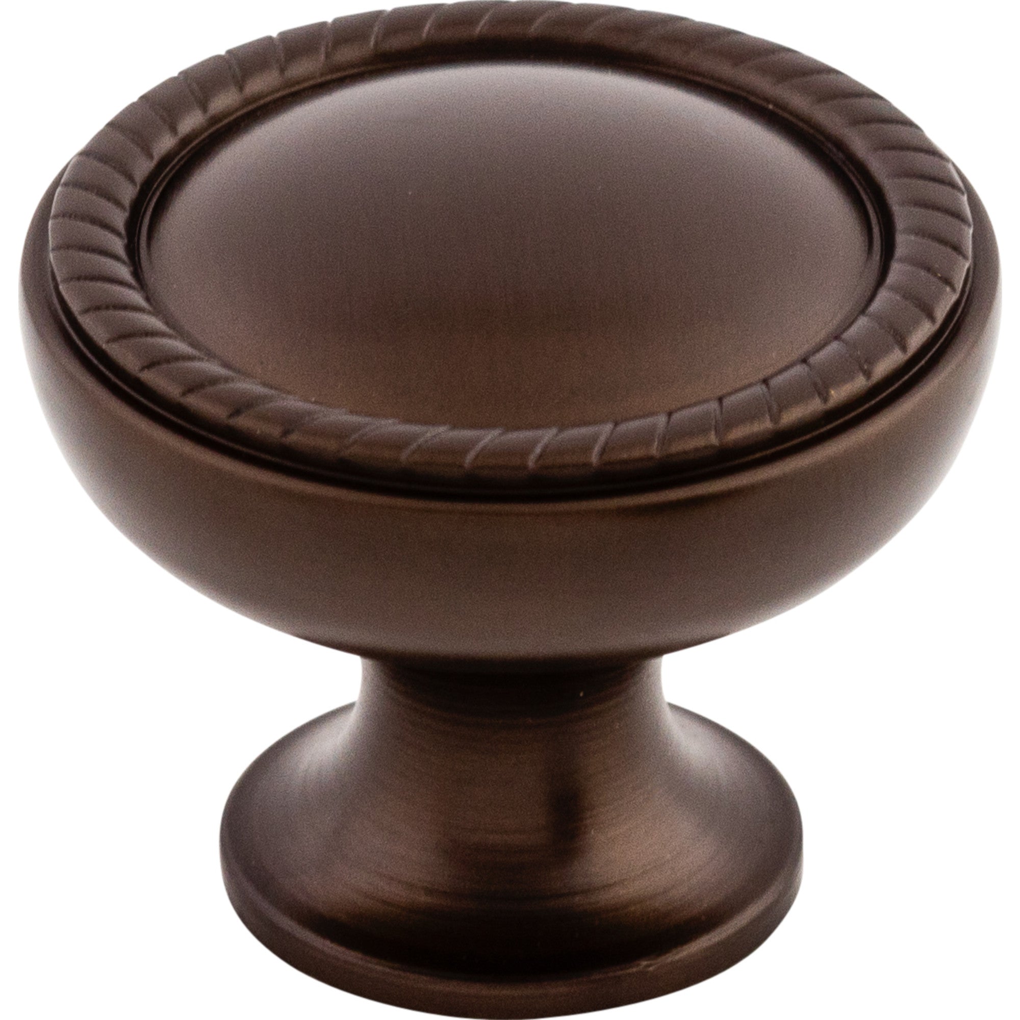 Worldwide Flooring Design Center Emboss Knob 1 1/4 Inch Oil Rubbed Bronze Emboss Knob 1 1/4 Inch Oil Rubbed Bronze Top Knobs Decorative Hardware