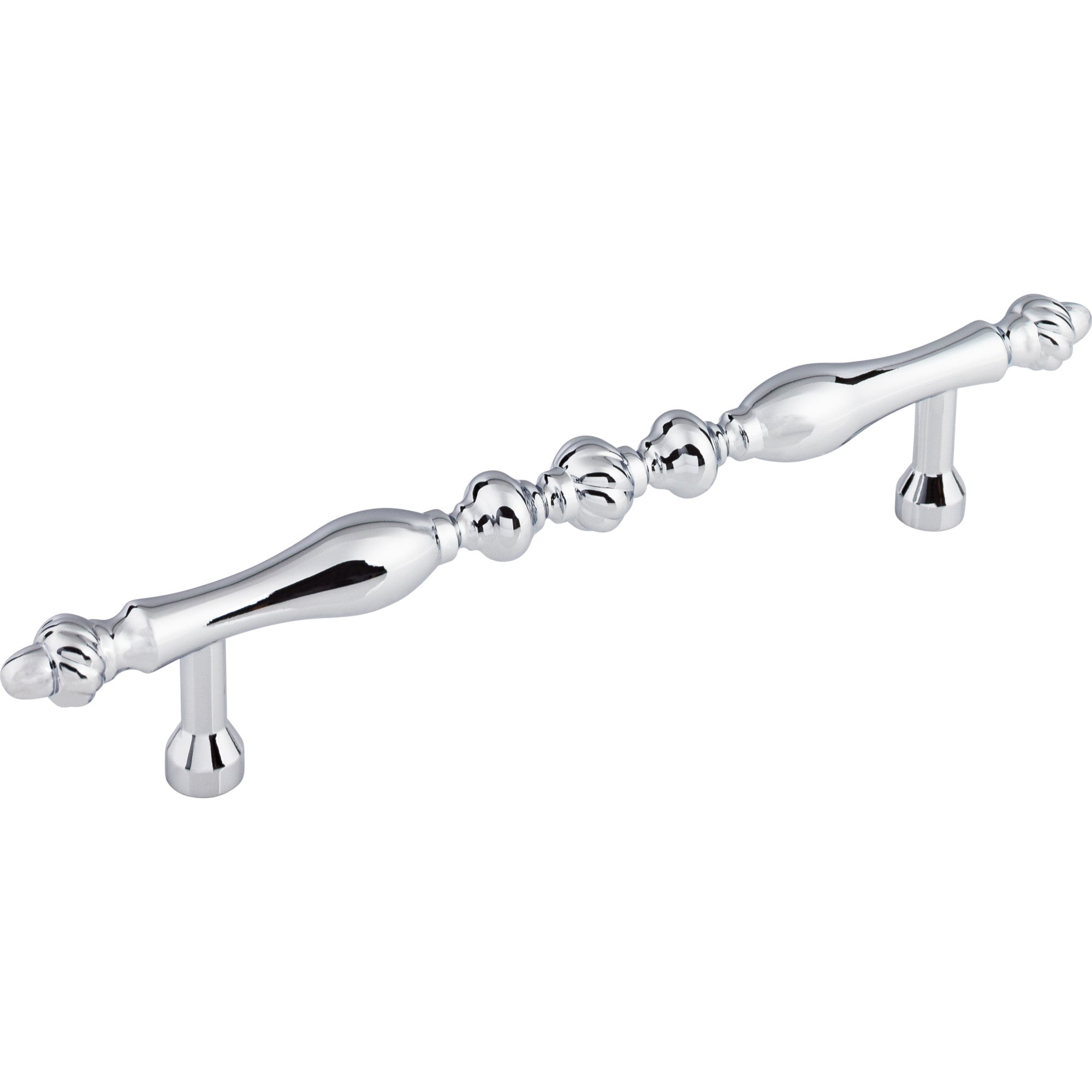Worldwide Flooring Design Center Somerset Melon Pull 7 Inch (c-c) Polished Chrome Somerset Melon Pull 7 Inch (c-c) Polished Chrome Top Knobs Decorative Hardware