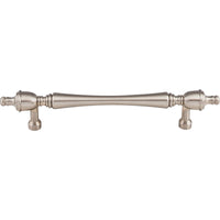 Worldwide Flooring Design Center Somerset Finial Pull 7 Inch (c-c) Brushed Satin Nickel Somerset Finial Pull 7 Inch (c-c) Brushed Satin Nickel Top Knobs Decorative Hardware