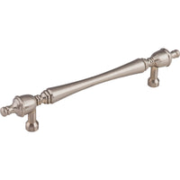 Worldwide Flooring Design Center Somerset Finial Pull 7 Inch (c-c) Brushed Satin Nickel Somerset Finial Pull 7 Inch (c-c) Brushed Satin Nickel Top Knobs Decorative Hardware