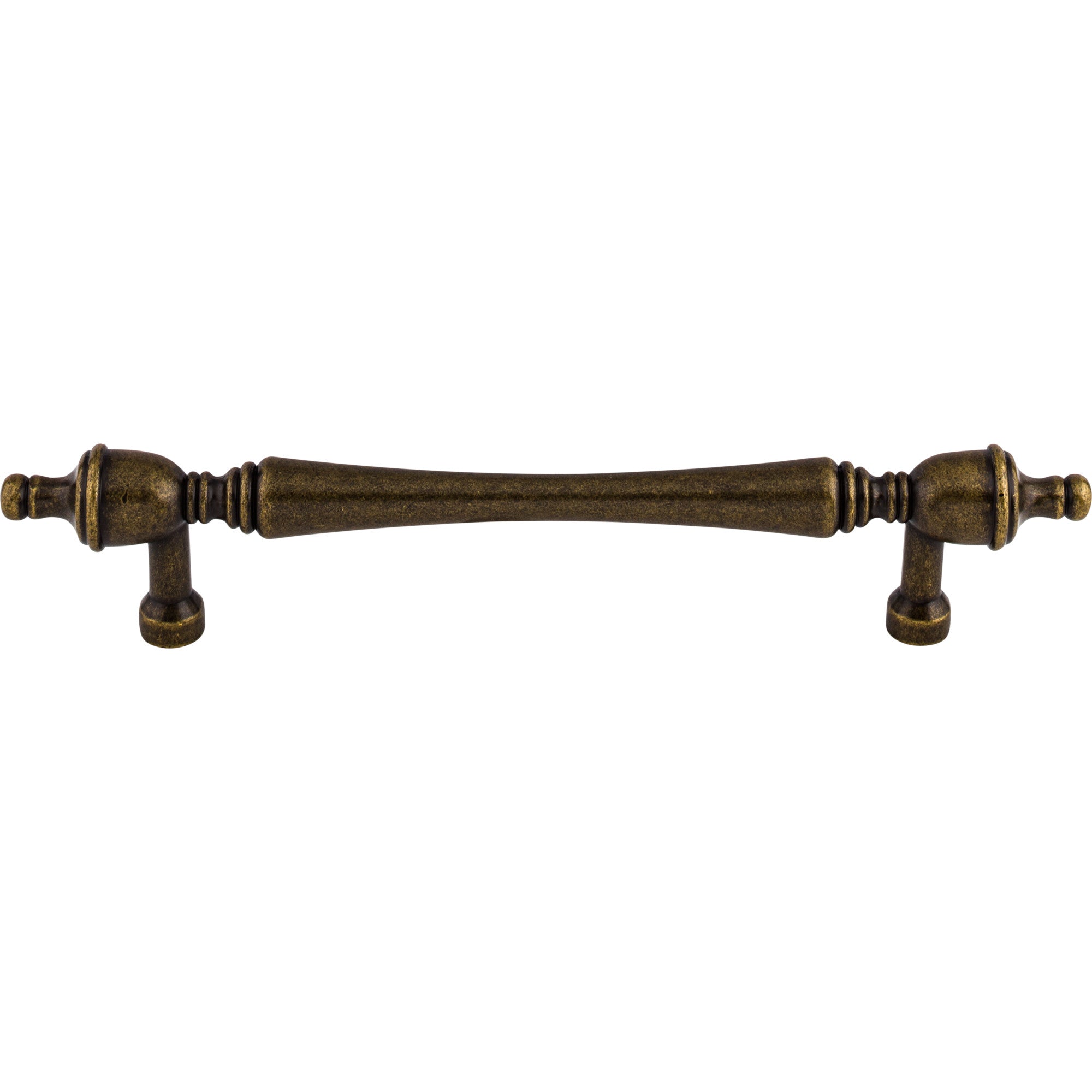 Worldwide Flooring Design Center Somerset Finial Pull 7 Inch (c-c) German Bronze Somerset Finial Pull 7 Inch (c-c) German Bronze Top Knobs Decorative Hardware