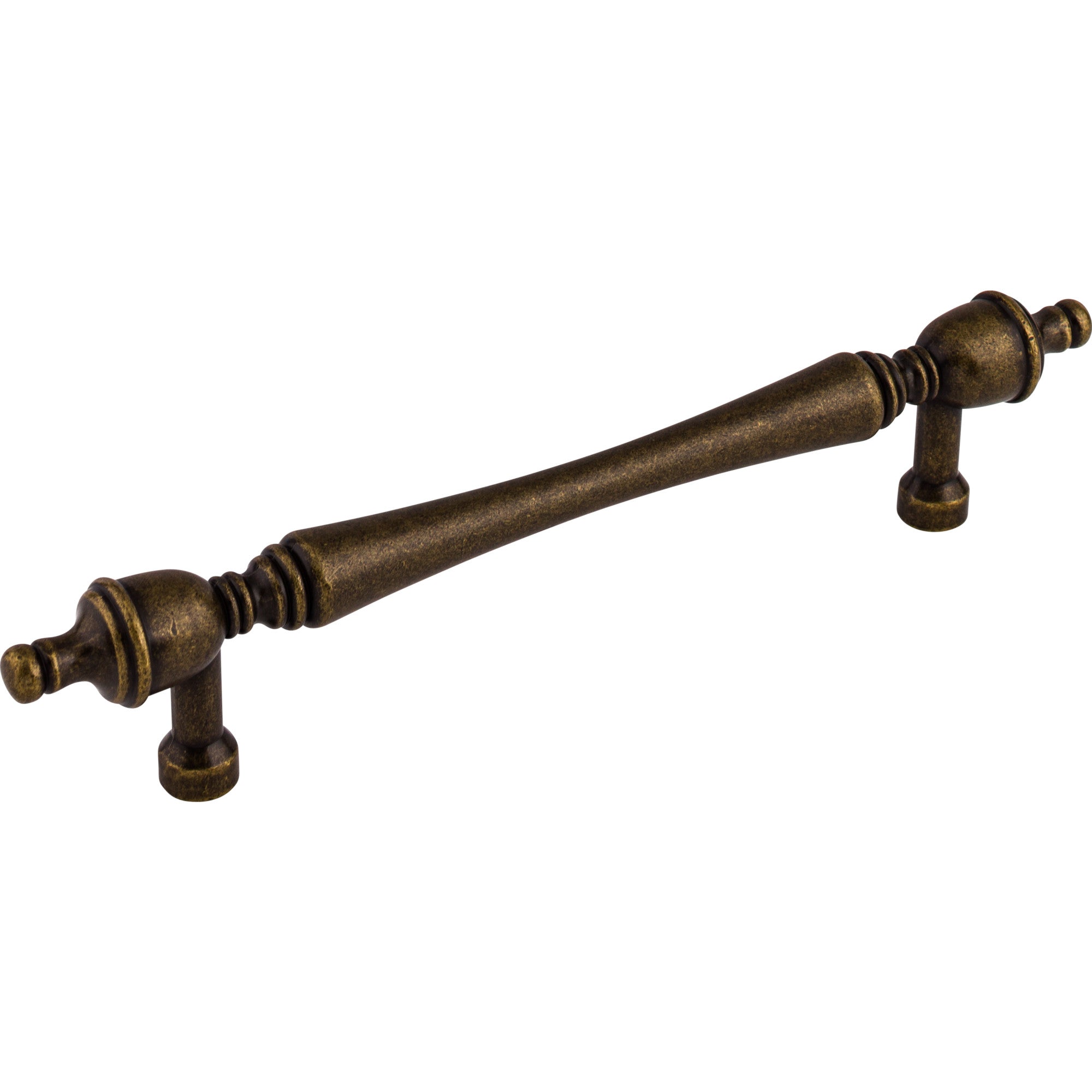 Worldwide Flooring Design Center Somerset Finial Pull 7 Inch (c-c) German Bronze Somerset Finial Pull 7 Inch (c-c) German Bronze Top Knobs Decorative Hardware