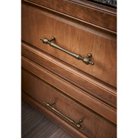 Worldwide Flooring Design Center Somerset Finial Pull 7 Inch (c-c) German Bronze Somerset Finial Pull 7 Inch (c-c) German Bronze Top Knobs Decorative Hardware