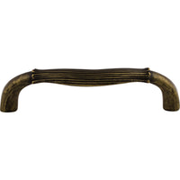 Worldwide Flooring Design Center Edwardian Bow Pull 3 3/4 Inch (c-c) German Bronze Edwardian Bow Pull 3 3/4 Inch (c-c) German Bronze Top Knobs Decorative Hardware