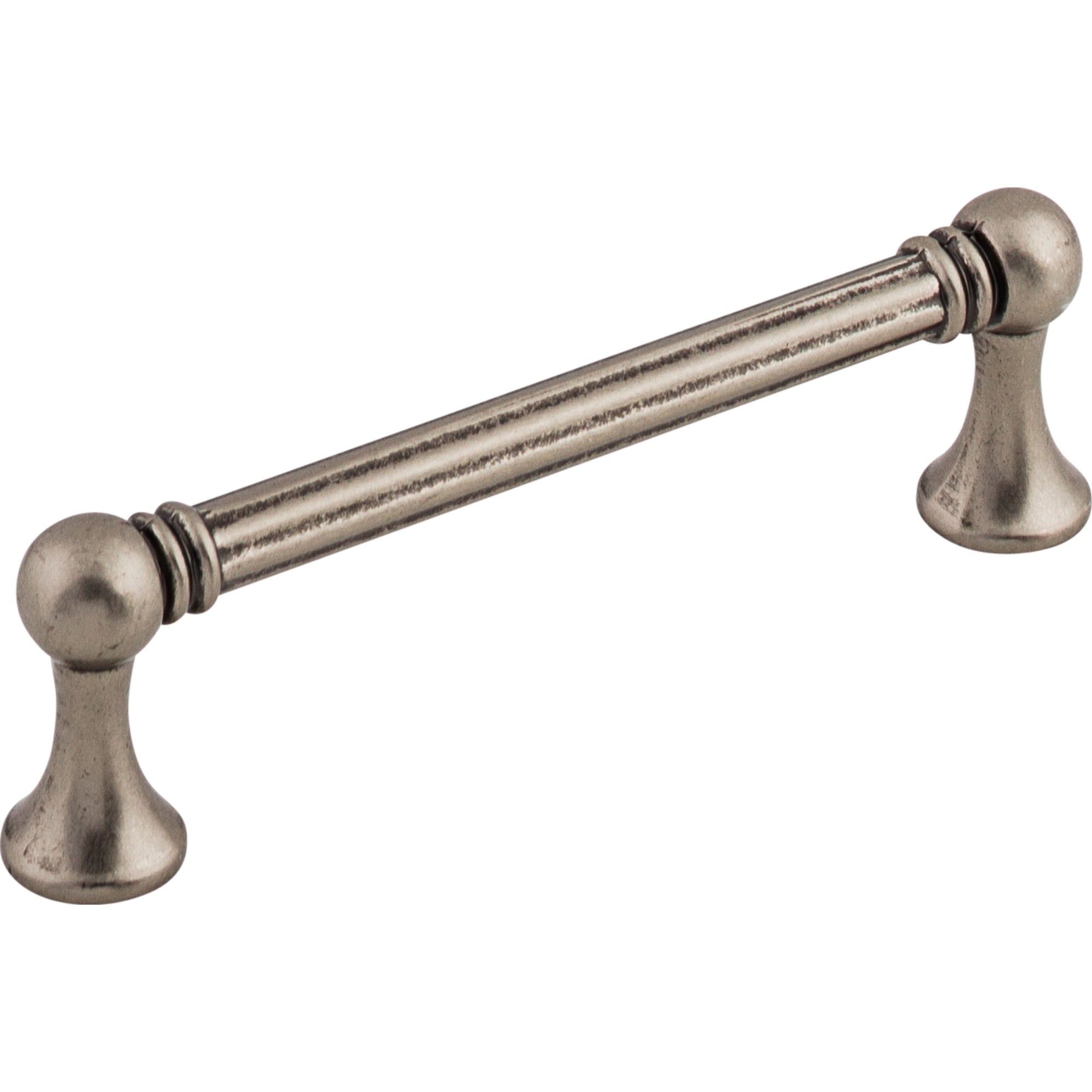 Worldwide Flooring Design Center Grace Pull 3 3/4 Inch (c-c) Pewter Antique Grace Pull 3 3/4 Inch (c-c) Pewter Antique Top Knobs Decorative Hardware