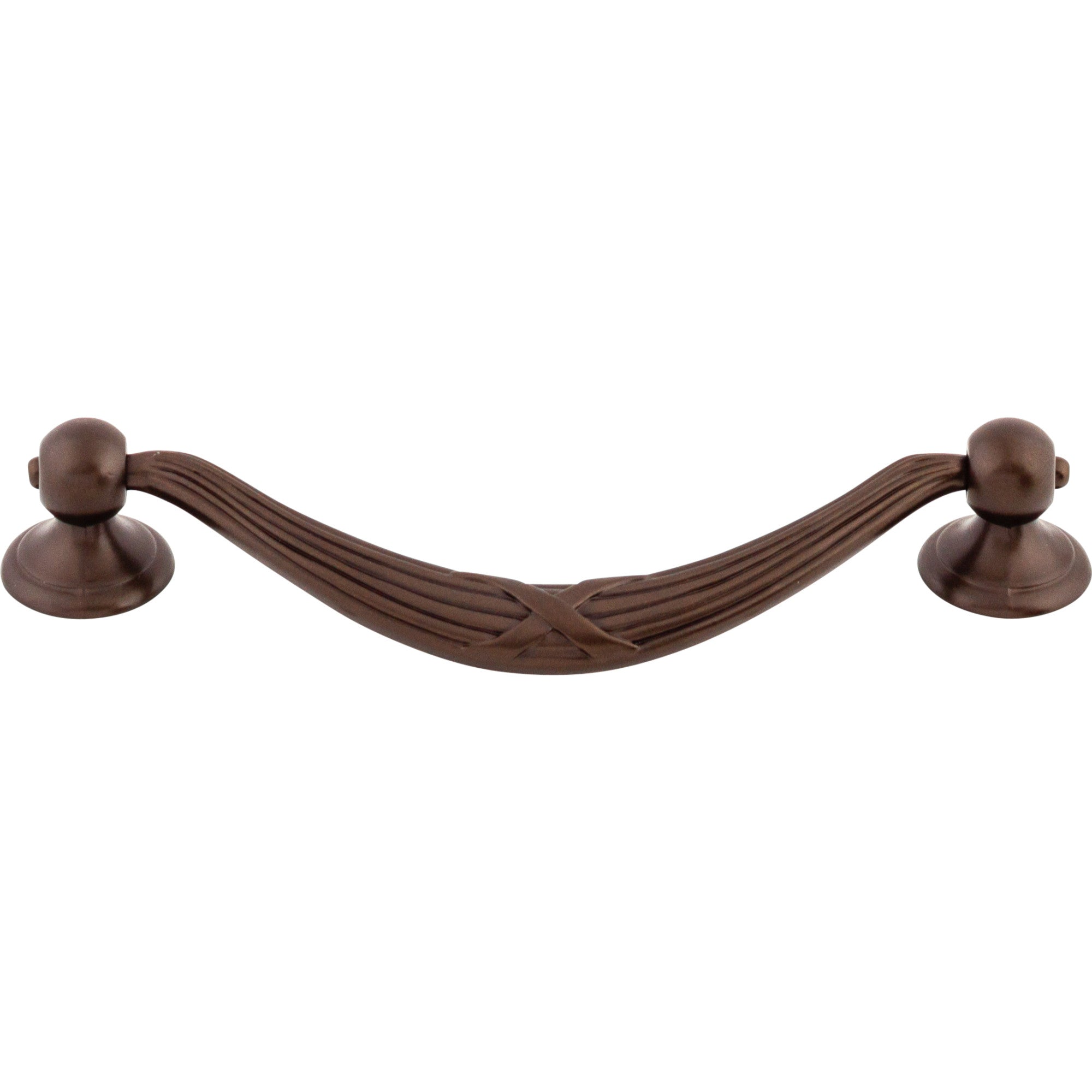 Worldwide Flooring Design Center Ribbon & Reed Drop Pull 5 1/16 Inch (c-c) Oil Rubbed Bronze Ribbon & Reed Drop Pull 5 1/16 Inch (c-c) Oil Rubbed Bronze Top Knobs Decorative Hardware