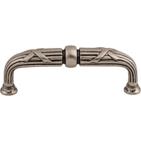 Worldwide Flooring Design Center Ribbon & Reed D Pull 3 3/4 Inch (c-c) Pewter Antique Ribbon & Reed D Pull 3 3/4 Inch (c-c) Pewter Antique Top Knobs Decorative Hardware