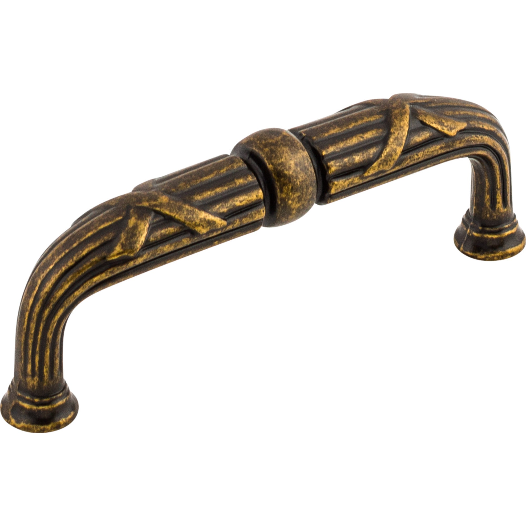 Worldwide Flooring Design Center Ribbon & Reed D Pull 3 3/4 Inch (c-c) German Bronze Ribbon & Reed D Pull 3 3/4 Inch (c-c) German Bronze Top Knobs Decorative Hardware