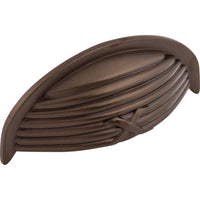 Worldwide Flooring Design Center Ribbon & Reed Cup Pull 3 Inch (c-c) Oil Rubbed Bronze Ribbon & Reed Cup Pull 3 Inch (c-c) Oil Rubbed Bronze Top Knobs Decorative Hardware