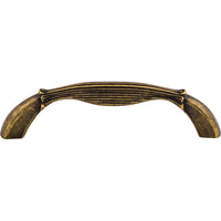 Worldwide Flooring Design Center Straight Pull 3 3/4 Inch (c-c) German Bronze Straight Pull 3 3/4 Inch (c-c) German Bronze Top Knobs Decorative Hardware