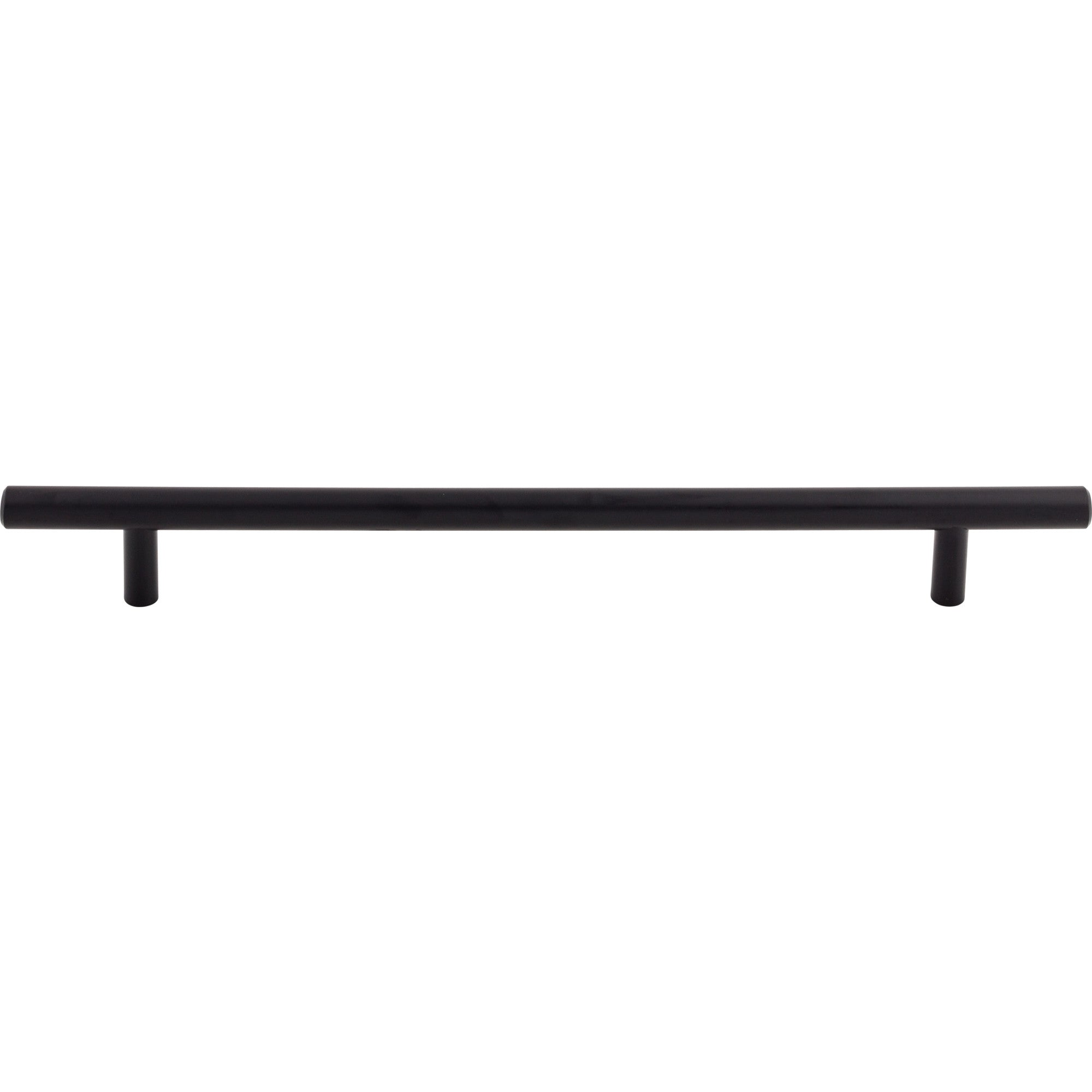 Worldwide Flooring Design Center Hopewell Bar Pull 8 13/16 Inch (c-c) Flat Black Hopewell Bar Pull 8 13/16 Inch (c-c) Flat Black Top Knobs Decorative Hardware