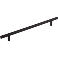 Worldwide Flooring Design Center Hopewell Bar Pull 8 13/16 Inch (c-c) Flat Black Hopewell Bar Pull 8 13/16 Inch (c-c) Flat Black Top Knobs Decorative Hardware