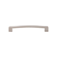 Worldwide Flooring Design Center Alton Pull 7 9/16 Inch (c-c) Brushed Stainless Steel Alton Pull 7 9/16 Inch (c-c) Brushed Stainless Steel Top Knobs Decorative Hardware