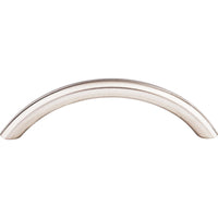 Worldwide Flooring Design Center Solid Bowed Bar Pull 3 3/4 Inch (c-c) Brushed Stainless Steel Solid Bowed Bar Pull 3 3/4 Inch (c-c) Brushed Stainless Steel Top Knobs Decorative Hardware