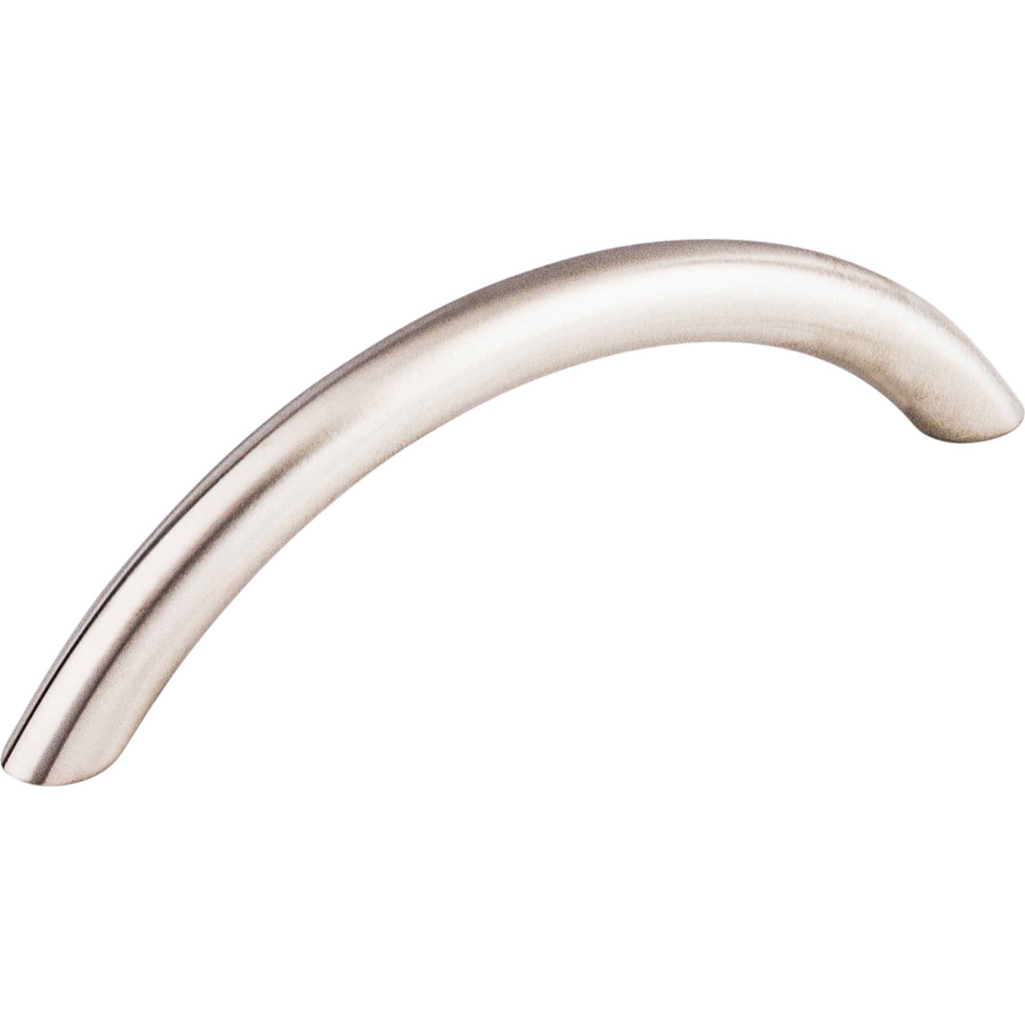 Worldwide Flooring Design Center Solid Bowed Bar Pull 3 3/4 Inch (c-c) Brushed Stainless Steel Solid Bowed Bar Pull 3 3/4 Inch (c-c) Brushed Stainless Steel Top Knobs Decorative Hardware