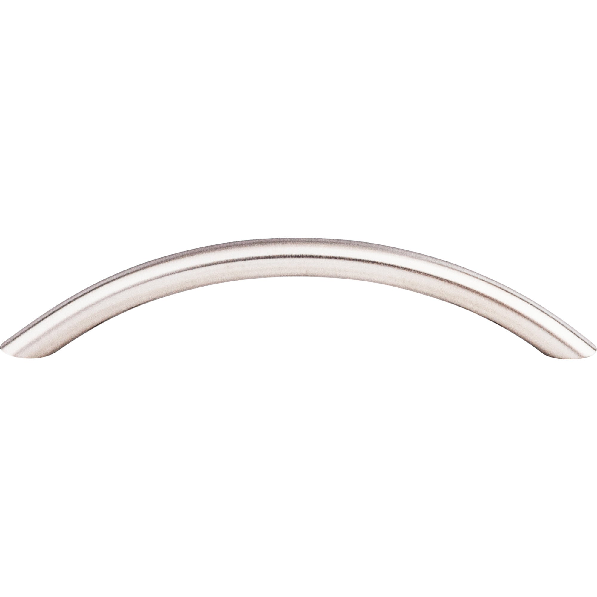 Worldwide Flooring Design Center Solid Bowed Bar Pull 5 1/16 Inch (c-c) Brushed Stainless Steel Solid Bowed Bar Pull 5 1/16 Inch (c-c) Brushed Stainless Steel Top Knobs Decorative Hardware