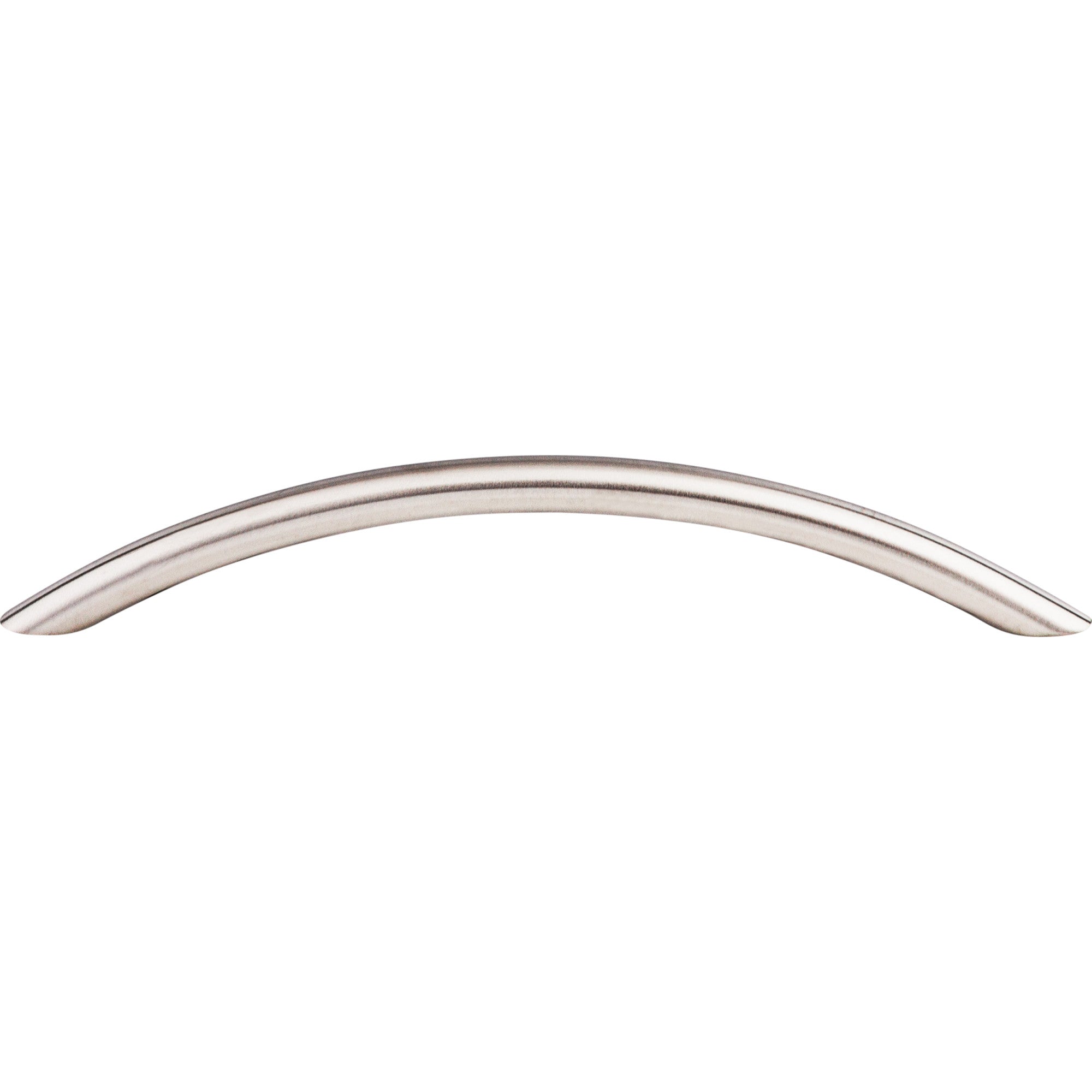 Worldwide Flooring Design Center Solid Bowed Bar Pull 6 5/16 Inch (c-c) Brushed Stainless Steel Solid Bowed Bar Pull 6 5/16 Inch (c-c) Brushed Stainless Steel Top Knobs Decorative Hardware