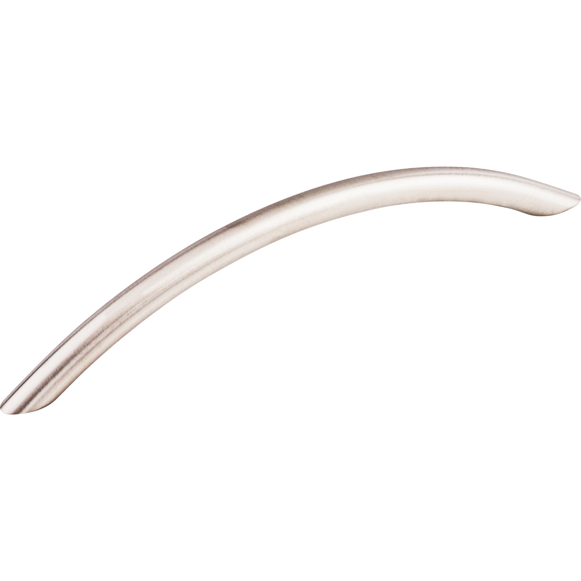 Worldwide Flooring Design Center Solid Bowed Bar Pull 6 5/16 Inch (c-c) Brushed Stainless Steel Solid Bowed Bar Pull 6 5/16 Inch (c-c) Brushed Stainless Steel Top Knobs Decorative Hardware