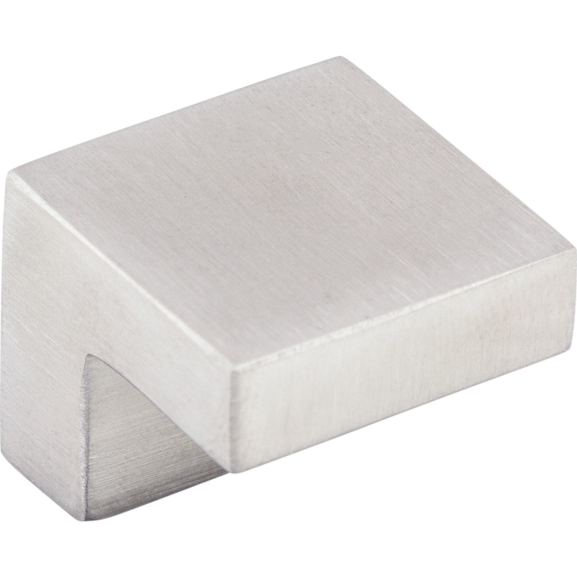 Worldwide Flooring Design Center Square Knob 5/8 Inch (c-c) Brushed Stainless Steel Square Knob 5/8 Inch (c-c) Brushed Stainless Steel Top Knobs Decorative Hardware