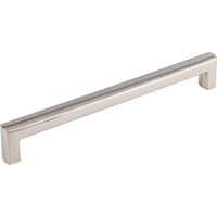 Worldwide Flooring Design Center Roselle Pull 8 13/16 Inch (c-c) Polished Stainless Steel Roselle Pull 8 13/16 Inch (c-c) Polished Stainless Steel Top Knobs Decorative Hardware