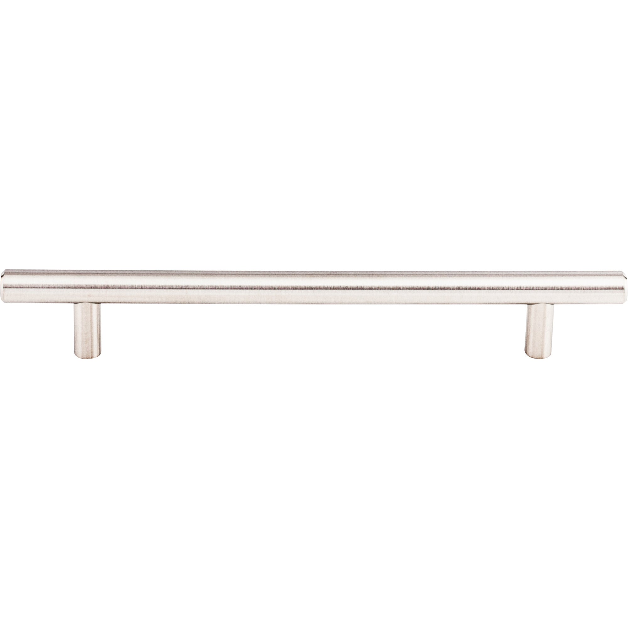 Worldwide Flooring Design Center Solid Bar Pull 6 5/16 Inch (c-c) Brushed Stainless Steel Solid Bar Pull 6 5/16 Inch (c-c) Brushed Stainless Steel Top Knobs Decorative Hardware