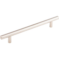 Worldwide Flooring Design Center Solid Bar Pull 6 5/16 Inch (c-c) Brushed Stainless Steel Solid Bar Pull 6 5/16 Inch (c-c) Brushed Stainless Steel Top Knobs Decorative Hardware
