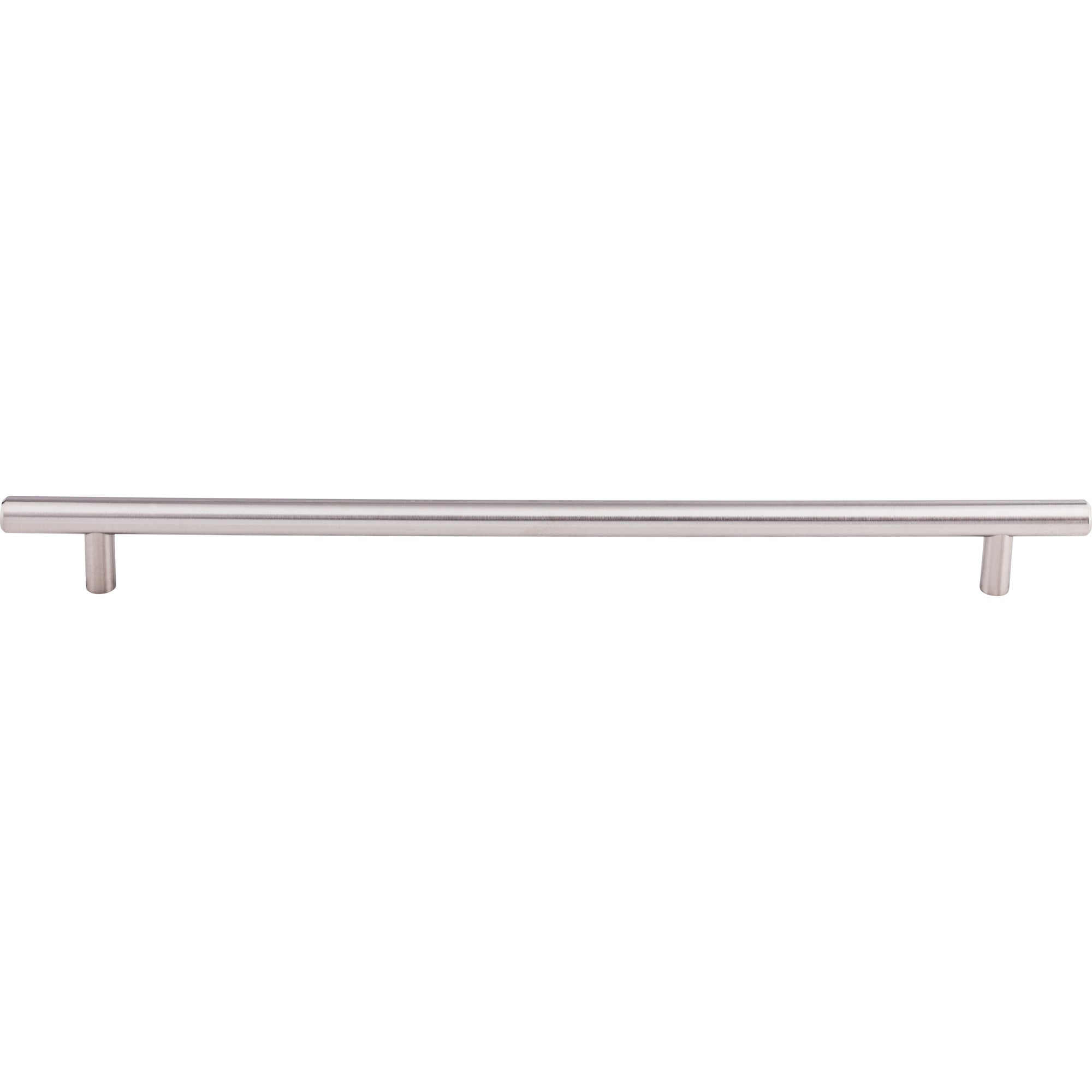 Worldwide Flooring Design Center Solid Bar Pull 11 11/32 Inch (c-c) Brushed Stainless Steel Solid Bar Pull 11 11/32 Inch (c-c) Brushed Stainless Steel Top Knobs Decorative Hardware