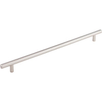 Worldwide Flooring Design Center Solid Bar Pull 11 11/32 Inch (c-c) Brushed Stainless Steel Solid Bar Pull 11 11/32 Inch (c-c) Brushed Stainless Steel Top Knobs Decorative Hardware