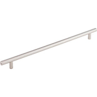 Worldwide Flooring Design Center Solid Bar Pull 16 3/8 Inch (c-c) Brushed Stainless Steel Solid Bar Pull 16 3/8 Inch (c-c) Brushed Stainless Steel Top Knobs Decorative Hardware
