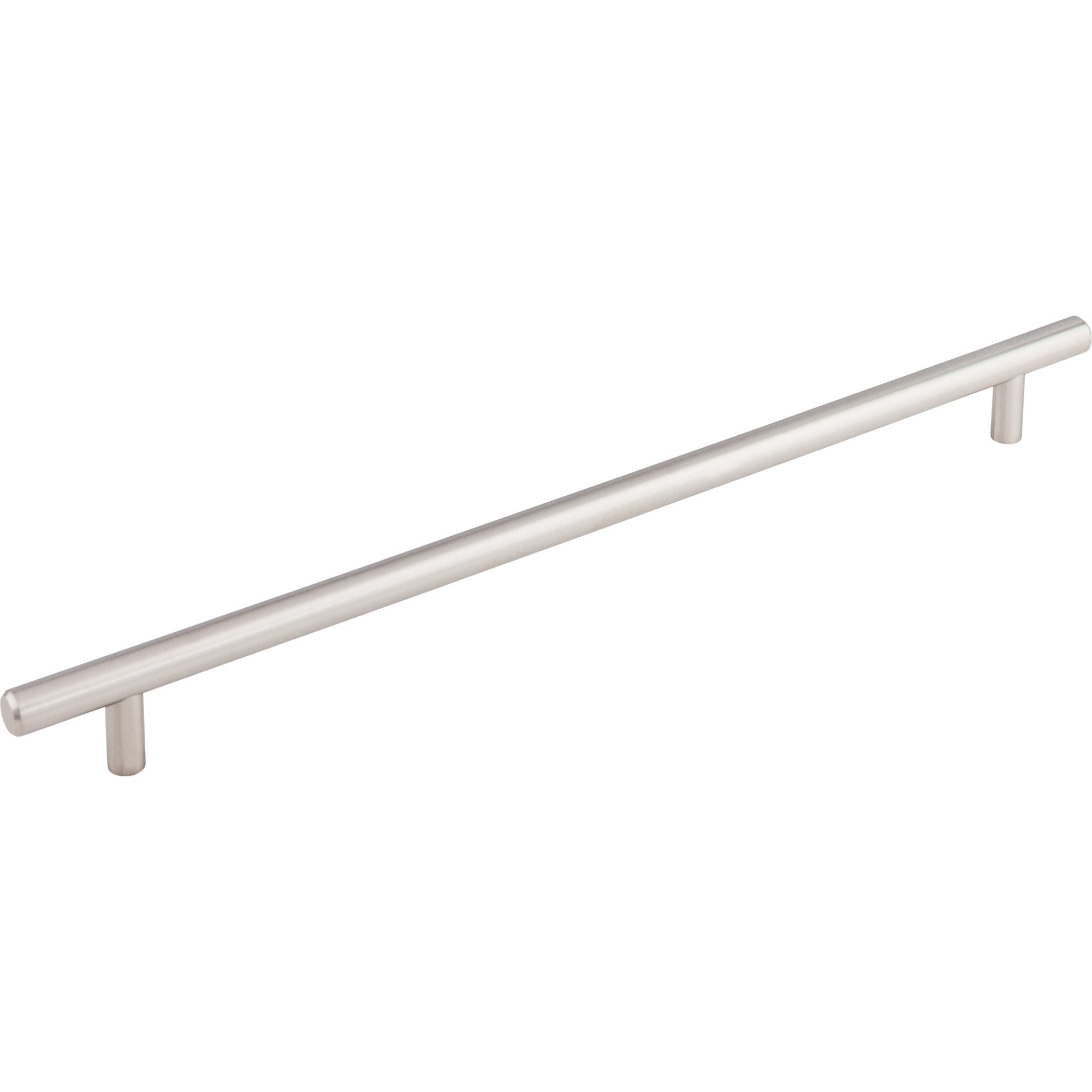 Worldwide Flooring Design Center Solid Bar Pull 16 3/8 Inch (c-c) Brushed Stainless Steel Solid Bar Pull 16 3/8 Inch (c-c) Brushed Stainless Steel Top Knobs Decorative Hardware
