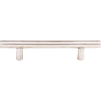 Worldwide Flooring Design Center Hollow Bar Pull 3 3/4 Inch (c-c) Brushed Stainless Steel Hollow Bar Pull 3 3/4 Inch (c-c) Brushed Stainless Steel Top Knobs Decorative Hardware