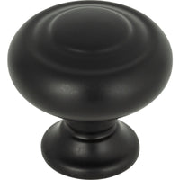 Worldwide Flooring Design Center Kent Knob 1 1/4 Inch Flat Black Kent Knob 1 1/4 Inch Flat Black Top Knobs Decorative Hardware