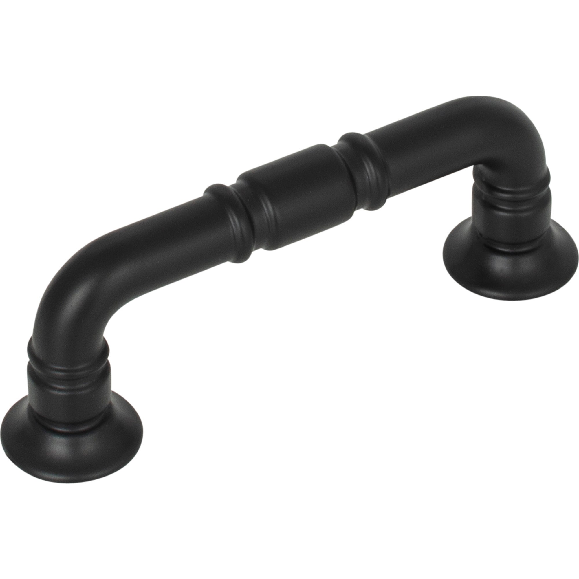 Worldwide Flooring Design Center Kent Pull 3 Inch (c-c) Flat Black Kent Pull 3 Inch (c-c) Flat Black Top Knobs Decorative Hardware