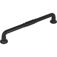 Worldwide Flooring Design Center Kent Pull 6 5/16 Inch (c-c) Flat Black Kent Pull 6 5/16 Inch (c-c) Flat Black Top Knobs Decorative Hardware