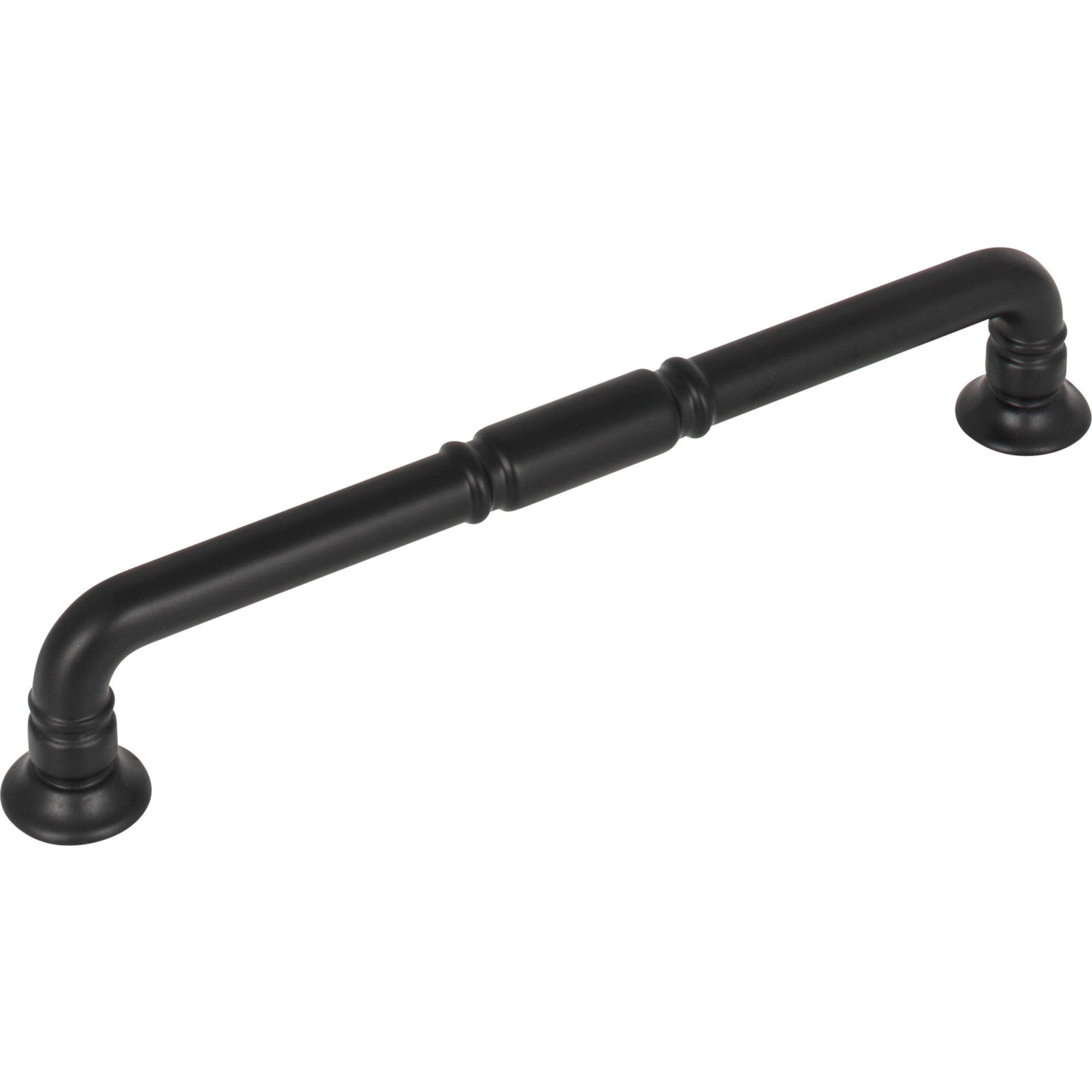 Worldwide Flooring Design Center Kent Pull 6 5/16 Inch (c-c) Flat Black Kent Pull 6 5/16 Inch (c-c) Flat Black Top Knobs Decorative Hardware