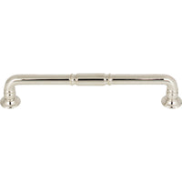 Worldwide Flooring Design Center Kent Pull 6 5/16 Inch (c-c) Polished Nickel Kent Pull 6 5/16 Inch (c-c) Polished Nickel Top Knobs Decorative Hardware
