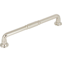 Worldwide Flooring Design Center Kent Pull 6 5/16 Inch (c-c) Polished Nickel Kent Pull 6 5/16 Inch (c-c) Polished Nickel Top Knobs Decorative Hardware