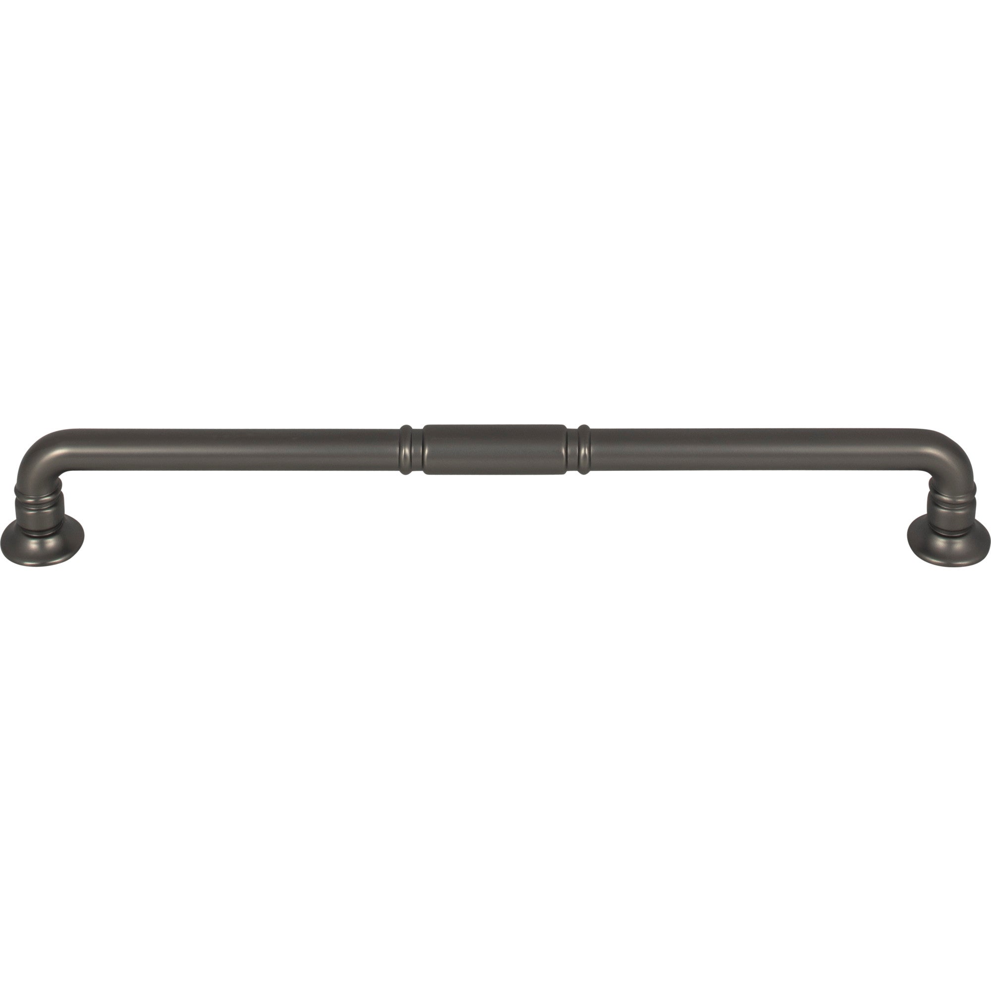 Worldwide Flooring Design Center Kent Pull 8 13/16 Inch (c-c) Ash Gray Kent Pull 8 13/16 Inch (c-c) Ash Gray Top Knobs Decorative Hardware