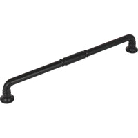 Worldwide Flooring Design Center Kent Pull 8 13/16 Inch (c-c) Flat Black Kent Pull 8 13/16 Inch (c-c) Flat Black Top Knobs Decorative Hardware