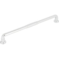 Worldwide Flooring Design Center Kent Pull 8 13/16 Inch (c-c) Polished Chrome Kent Pull 8 13/16 Inch (c-c) Polished Chrome Top Knobs Decorative Hardware