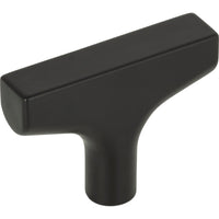 Worldwide Flooring Design Center Riverside T-Knob 2 Inch Flat Black Riverside T-Knob 2 Inch Flat Black Top Knobs Decorative Hardware