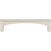 Worldwide Flooring Design Center Riverside Pull 3 3/4 Inch (c-c) Polished Nickel Riverside Pull 3 3/4 Inch (c-c) Polished Nickel Top Knobs Decorative Hardware