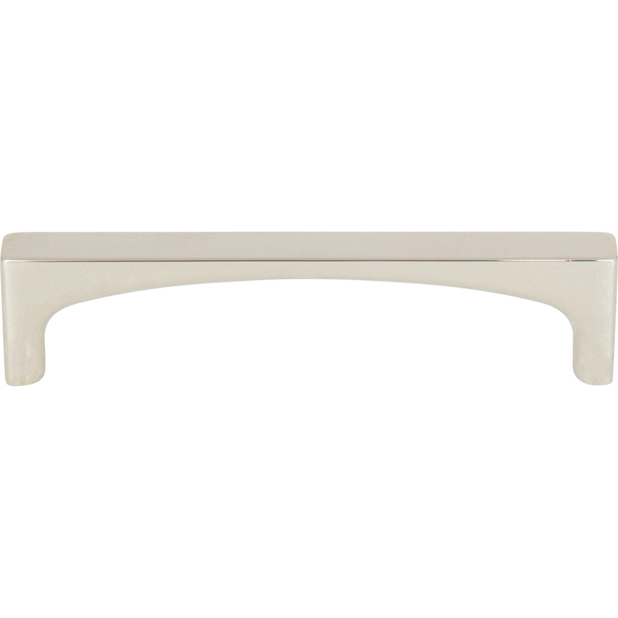 Worldwide Flooring Design Center Riverside Pull 3 3/4 Inch (c-c) Polished Nickel Riverside Pull 3 3/4 Inch (c-c) Polished Nickel Top Knobs Decorative Hardware