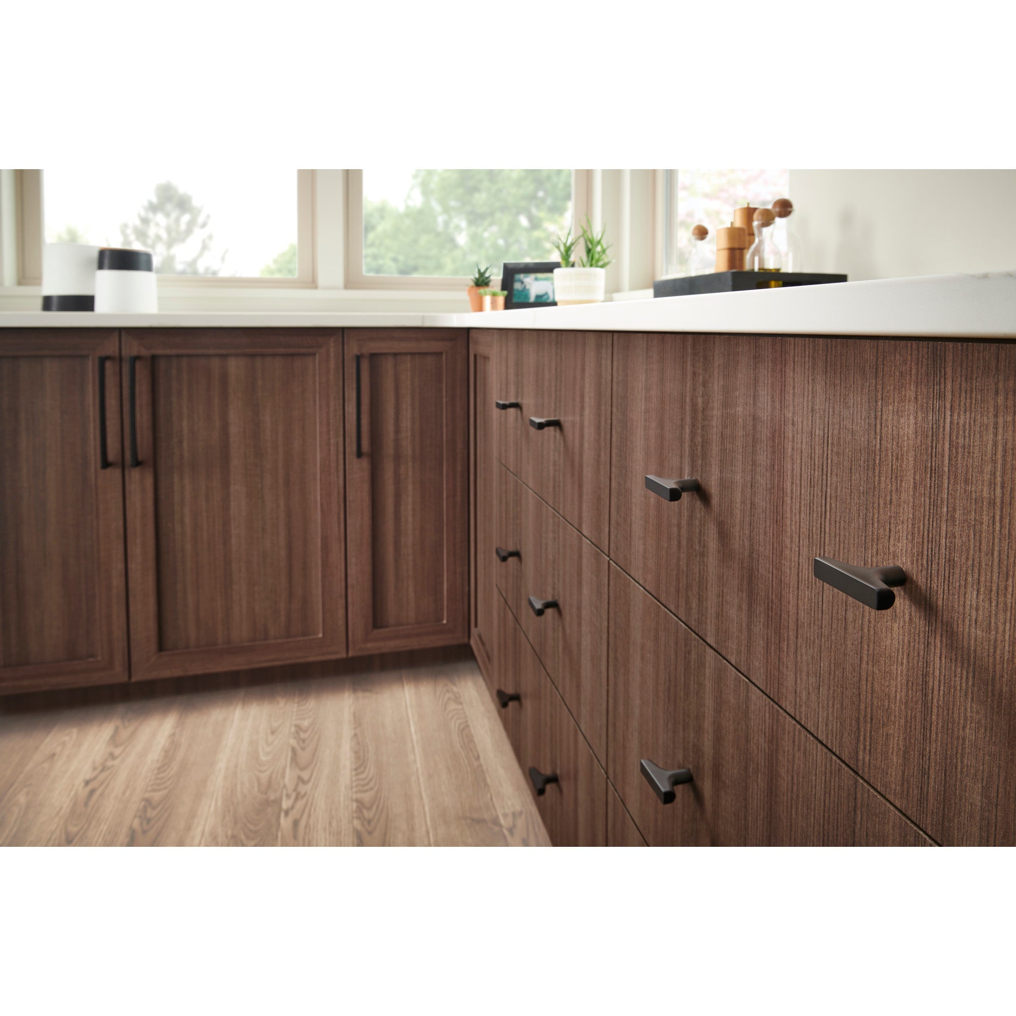 Worldwide Flooring Design Center Riverside Pull 5 1/16 Inch (c-c) Flat Black Riverside Pull 5 1/16 Inch (c-c) Flat Black Top Knobs Decorative Hardware