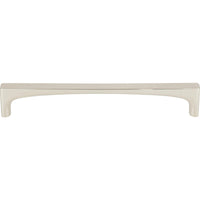Worldwide Flooring Design Center Riverside Pull 6 5/16 Inch (c-c) Polished Nickel Riverside Pull 6 5/16 Inch (c-c) Polished Nickel Top Knobs Decorative Hardware