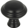 Worldwide Flooring Design Center Henderson Knob 1 1/4 Inch Flat Black Henderson Knob 1 1/4 Inch Flat Black Top Knobs Decorative Hardware