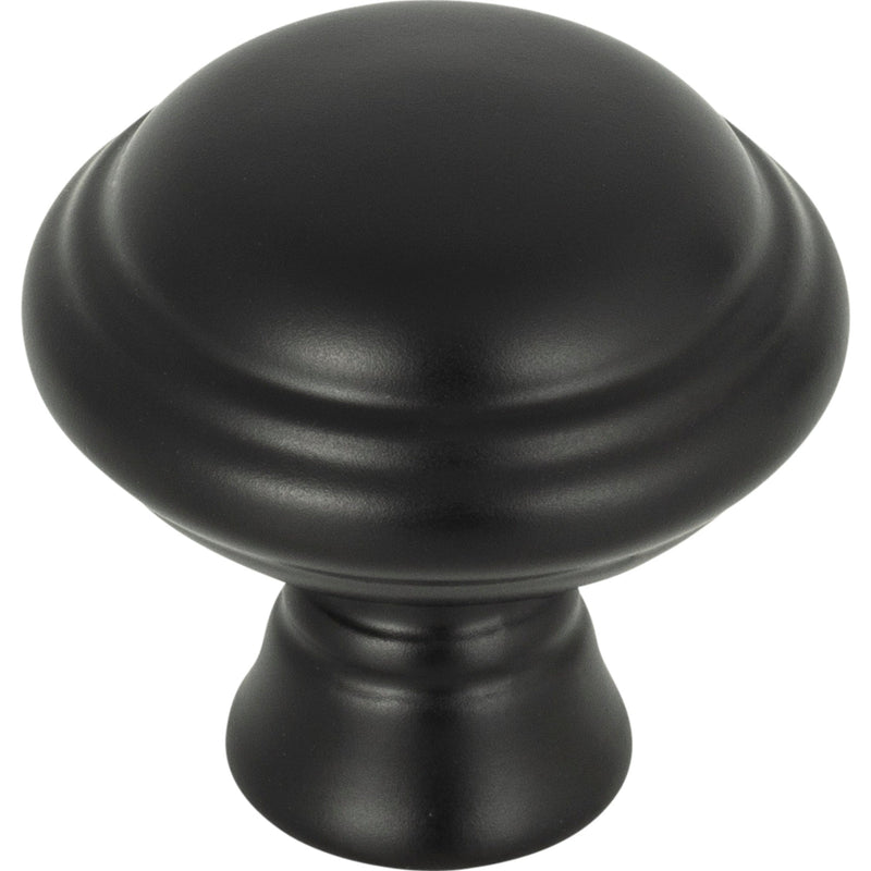 Worldwide Flooring Design Center Henderson Knob 1 1/4 Inch Flat Black Henderson Knob 1 1/4 Inch Flat Black Top Knobs Decorative Hardware