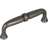 Worldwide Flooring Design Center Henderson Pull 3 3/4 Inch (c-c) Ash Gray Henderson Pull 3 3/4 Inch (c-c) Ash Gray Top Knobs Decorative Hardware