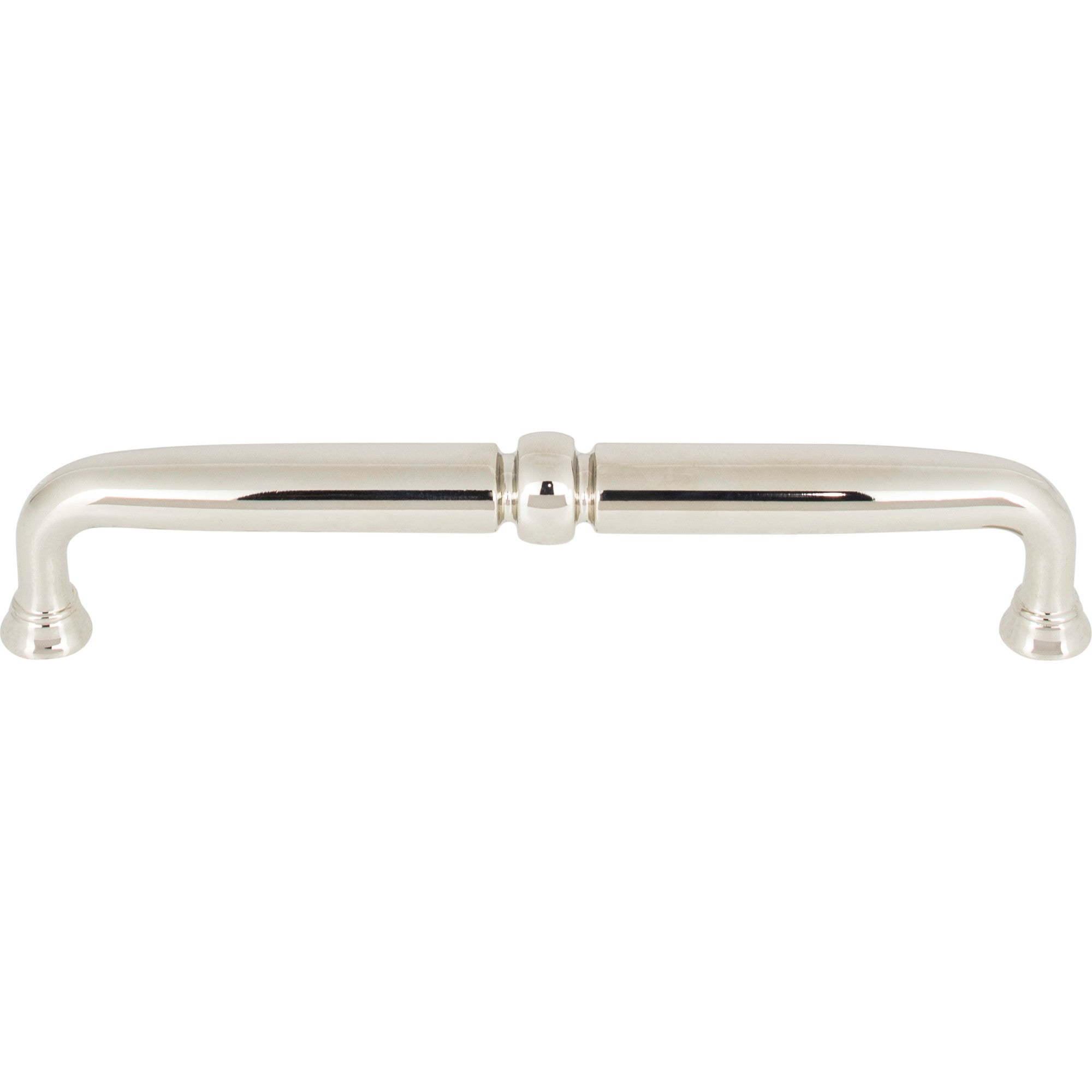 Worldwide Flooring Design Center Henderson Pull 6 5/16 Inch (c-c) Polished Nickel Henderson Pull 6 5/16 Inch (c-c) Polished Nickel Top Knobs Decorative Hardware