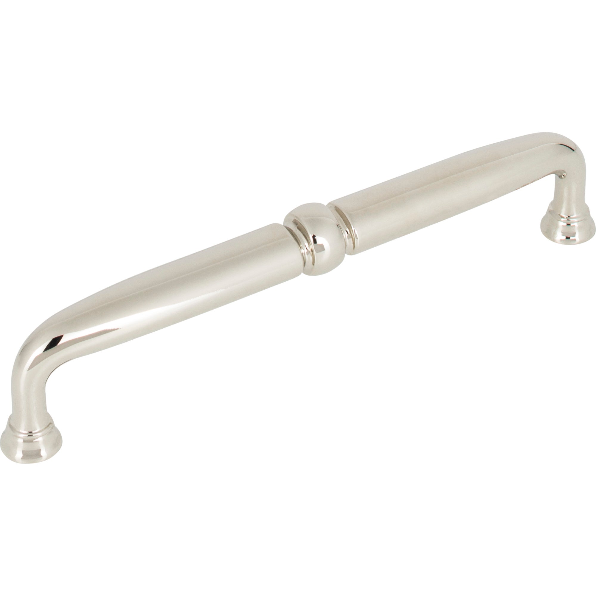 Worldwide Flooring Design Center Henderson Pull 6 5/16 Inch (c-c) Polished Nickel Henderson Pull 6 5/16 Inch (c-c) Polished Nickel Top Knobs Decorative Hardware